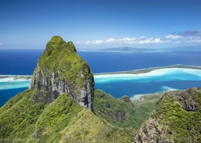 Vue aérienne de Bora-Bora