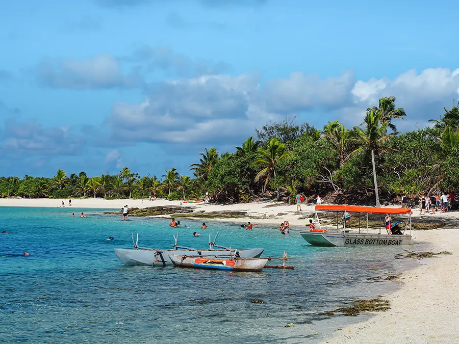 Le caillou et ses iles Nouvelle-Calédonie plage bateau