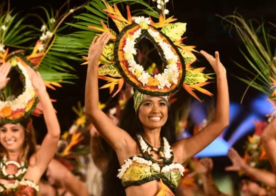 Danseuses Polynésienne lors du Heiva i Tahiti